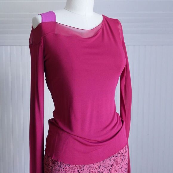 Etro Tops - 90s Etro Slinky Colorblock‎ Top